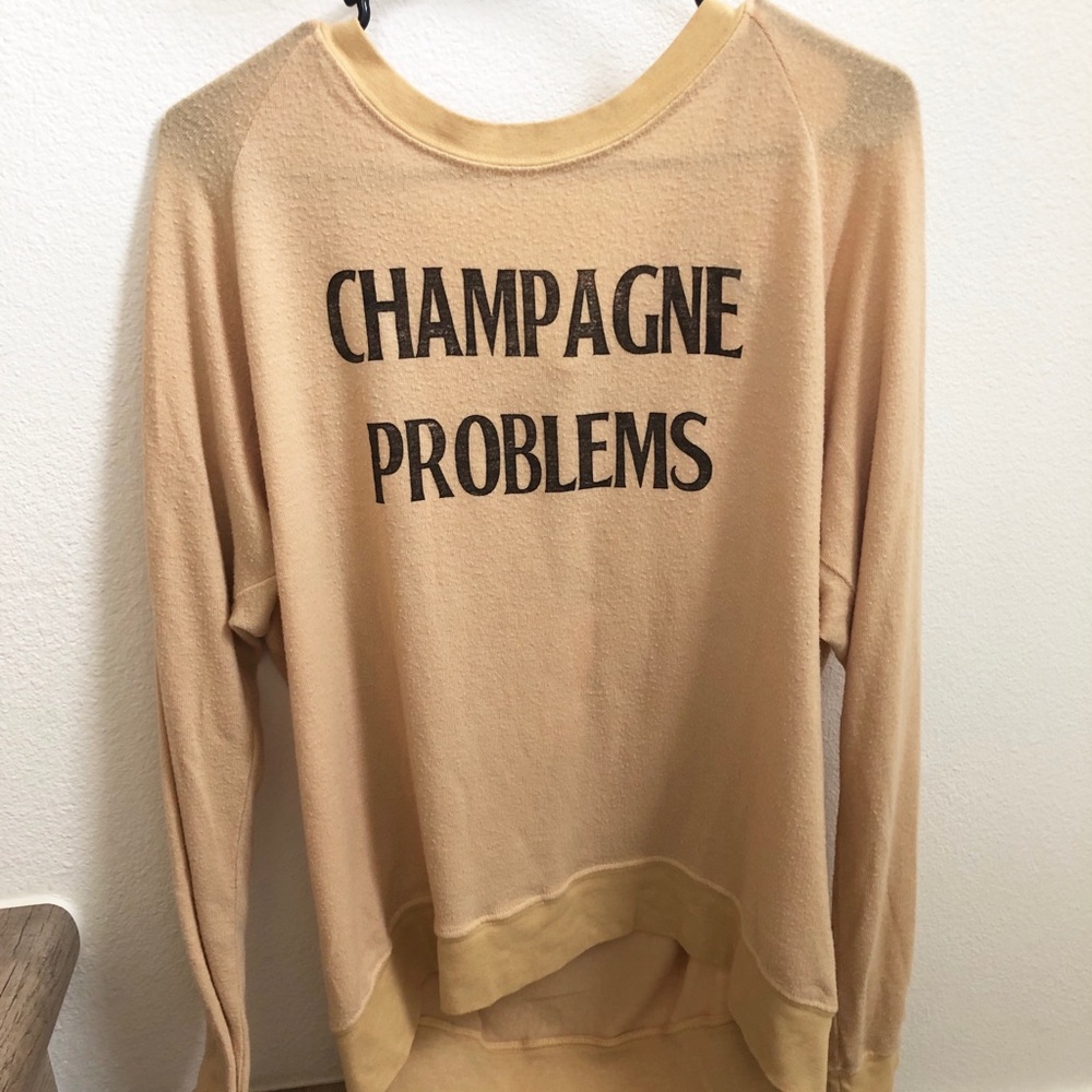 MAKE AN OFFER Champagne Problems Sweater
